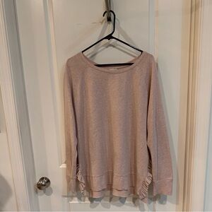 14th & Union Soft Blush Long Sleeve Top